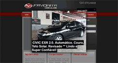 Desktop Screenshot of favoritaveiculos.com.br